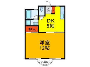 重尾マンションの物件間取画像